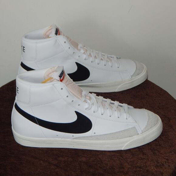 Nike Blazer Mid ‘77 Vintage White Black BQ6806-100 Retro Shoes Men's Sze 13 New - Picture 6 of 12